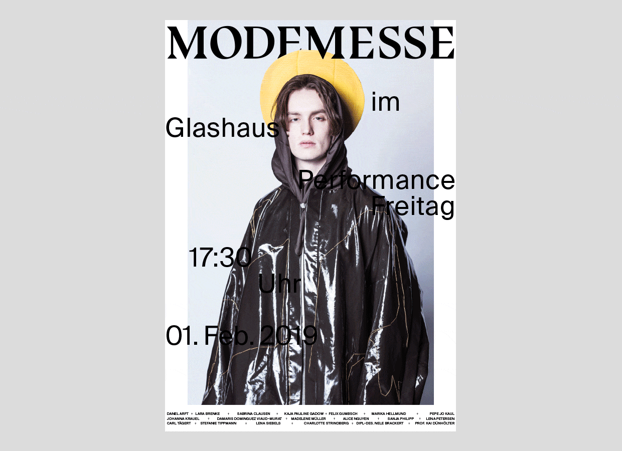 verena kiesinger – Modemesse Plakatreihe 